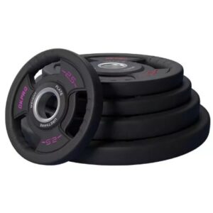 Okpro Gym Fitness Exercise Weight Lifting Barbell Urethane CPU Weight Plates ( OK 2035 )