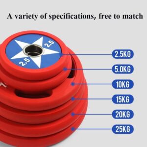 Captain America Gym Fitness Exercise Weight Lifting Barbell Urethane CPU Weight Plates ( CA-01 )